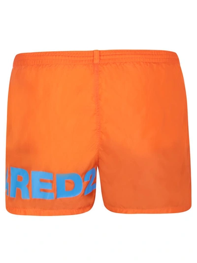 Shop Dsquared2 Swimwear In Orange
