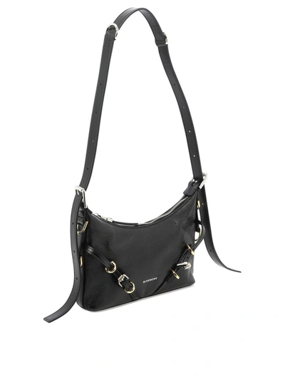 Shop Givenchy "mini Voyou" Crossbody Bag In Black