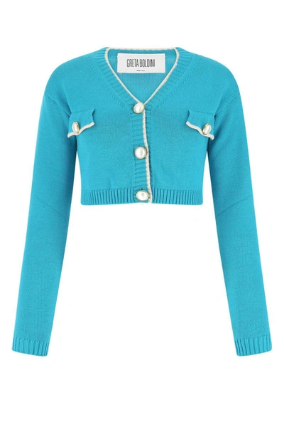 Shop Greta Boldini Knitwear In Blue