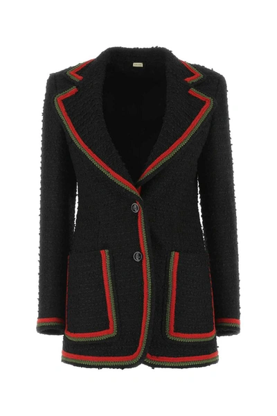 Shop Gucci Jackets And Vests In Black