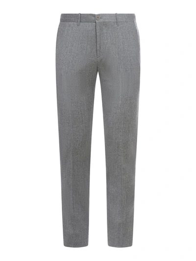 Shop Incotex Regular & Straight Leg Pants In Grey