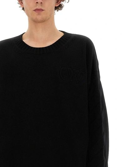 Shop Off-white Oversize Shirt In Black
