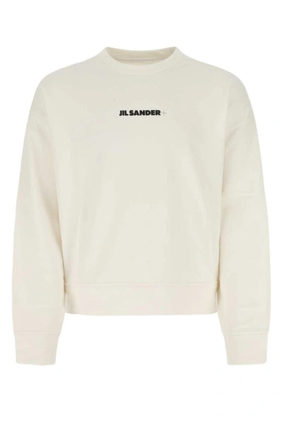 Shop Jil Sander Sweatshirts In White