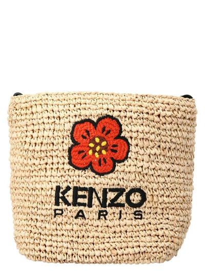 Shop Kenzo 'sac Seau' Bucket Bag In Beige