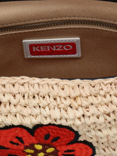 Shop Kenzo 'sac Seau' Bucket Bag In Beige