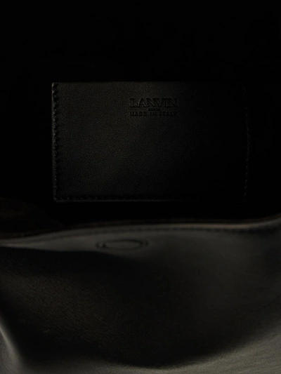 Shop Lanvin 'melodie Hobo' Shoulder Bag In Black