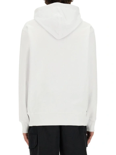 Shop Moschino Teddy Print Sweatshirt In White