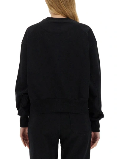 Shop Y-3 Adidas Cotton Sweatshirt In Black