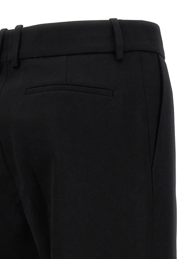 Shop Rabanne Paco  Wool Pants In Black