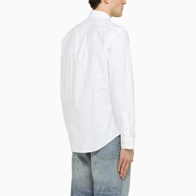Shop Polo Ralph Lauren Slim Fit Oxford Shirt In White