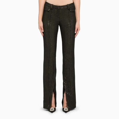 Shop The Mannei Eljas Sequins Pants In Black