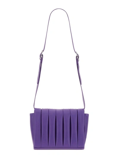 Shop Themoirè Shoulder Bag "feronia" In Purple