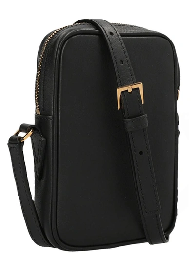 Shop Versace 'medusa Biggie' Small Crossbody Bag In Black