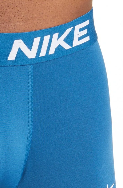 Shop Nike 3-pack Dri-fit Essential Micro Trunks In Noise Aqua