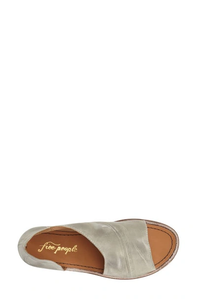 Shop Free People Mont Blanc Asymmetrical Sandal In Dove Grey://dnu