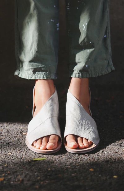 Shop Free People Mont Blanc Asymmetrical Sandal In Dove Grey://dnu