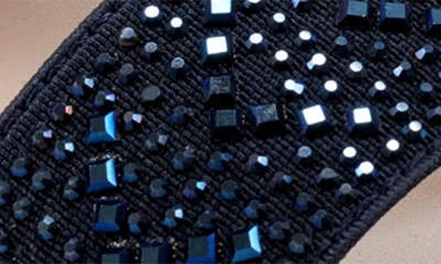 Shop Bandolino Iluvit Wedge Sandal In Dark Blue
