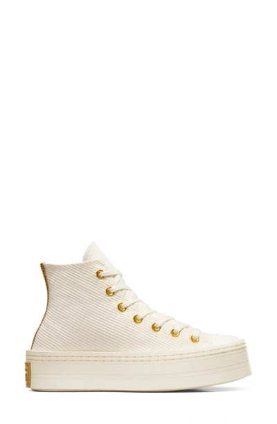 Shop Converse Chuck Taylor® All Star® Modern Lift High Top Sneaker In Egret/ Trek Tan