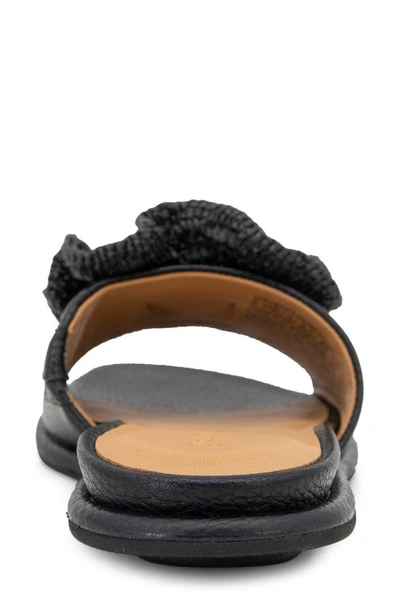 Shop Gentle Souls By Kenneth Cole Lucy Slide Sandal In Black Leather