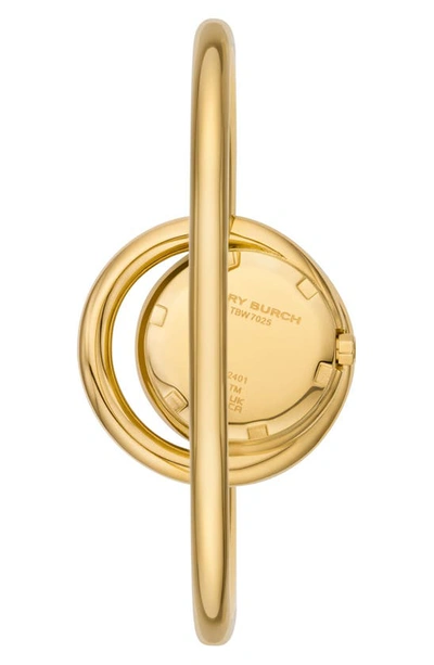 Shop Tory Burch The Miller Bangle Watch, 25mm In Gold