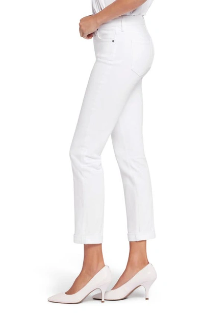 Nydj Plus Sheri Optic White Ankle Crop Jean In Optic White
