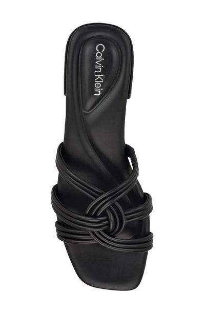 Shop Calvin Klein Tianela Slide Sandal In Black