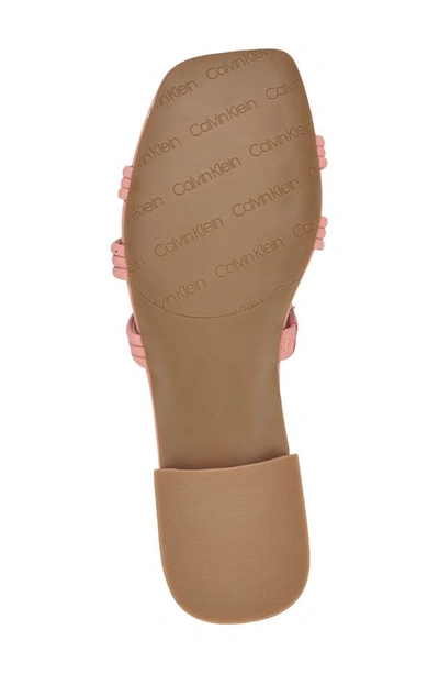 Shop Calvin Klein Tianela Slide Sandal In Medium Pink