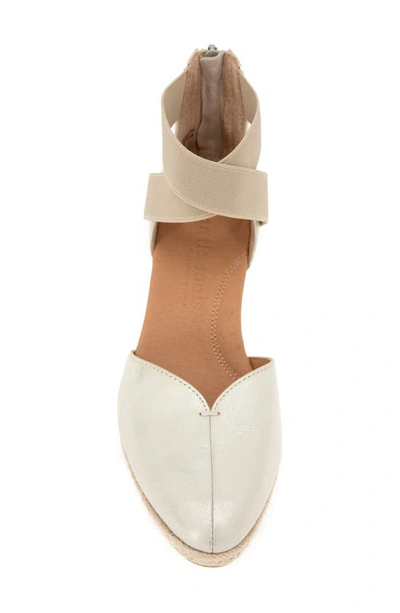 Gentle Souls By Kenneth Cole Orya Espadrille Wedge Sandal In Ice