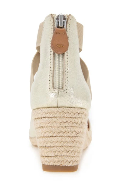 Gentle Souls By Kenneth Cole Orya Espadrille Wedge Sandal In Ice