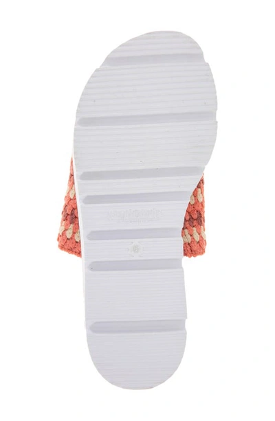Shop Gentle Souls By Kenneth Cole Lavern Platform Slide Sandal In Poppy Multi Fabric