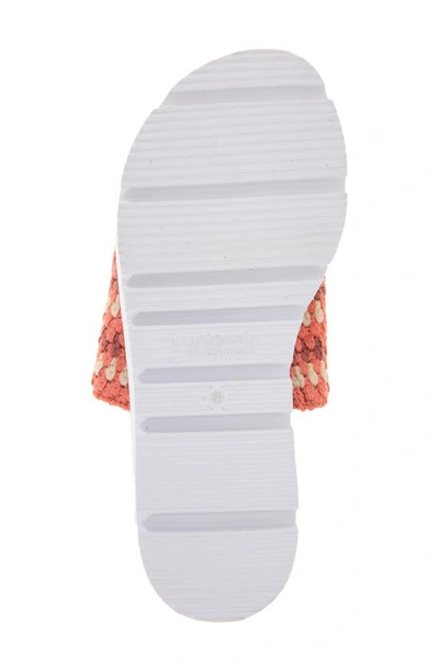 Gentle Souls By Kenneth Cole Lavern Platform Slide Sandal In Poppy Multi Fabric