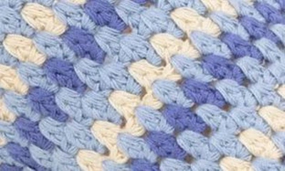 Shop Gentle Souls By Kenneth Cole Lavern Platform Slide Sandal In Blue Multi Fabric