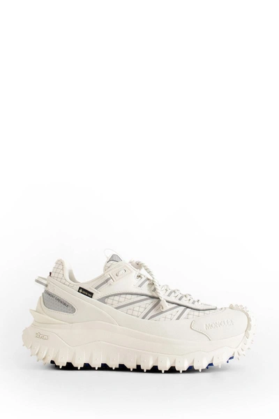 Shop Moncler Sneakers In Off-white