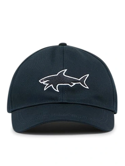 Shop Paul & Shark Hat In Blue