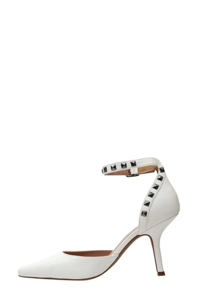 Linea Paolo Yanka Ankle Strap Pump In Eggshell