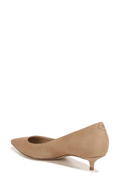 Shop Sam Edelman Franci Kitten Heel Pump In Light Golden Caramel