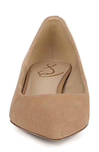 Sam Edelman Franci Pointed Toe Pump In Light Golden Caramel