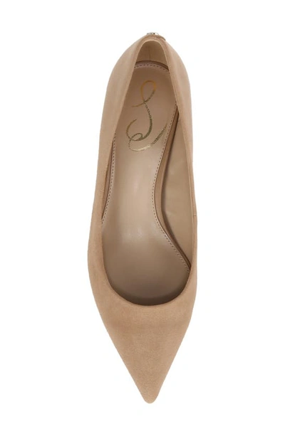 Shop Sam Edelman Franci Kitten Heel Pump In Light Golden Caramel