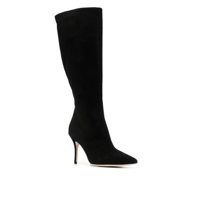 Shop Manolo Blahnik Oculara 090 Suede Boots