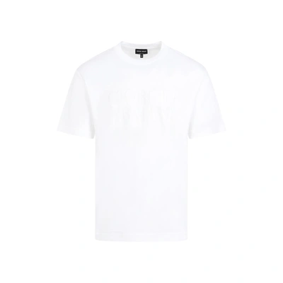 Shop Giorgio Armani T-shirt Tshirt In White