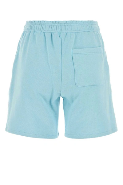 Shop Versace Shorts In Blue