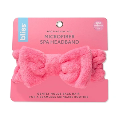 Shop Bliss World Store Rooting For You Spa Headband-pink
