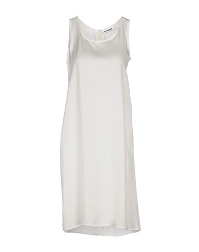 Jil Sander Formal Dress In White