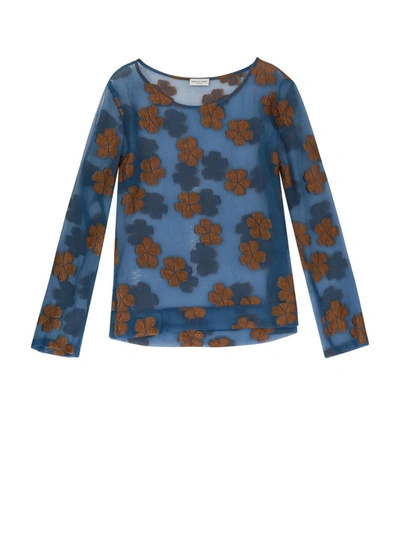 Shop Dries Van Noten Top In Blue