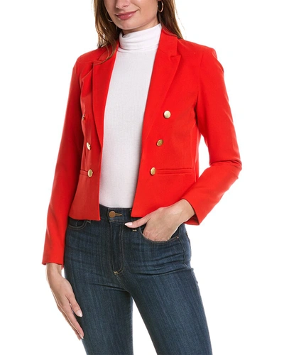 Shop Nanette Lepore Nolita Blazer In Red