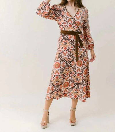 Shop Laroque Collette Dress In Autumn Paisley In Multi