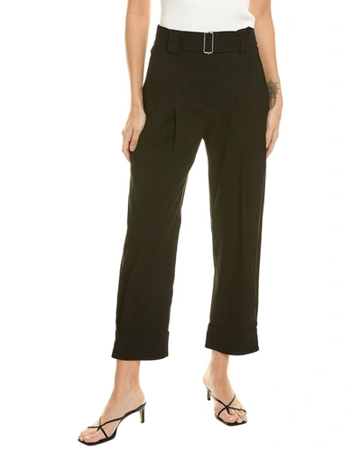 Shop A.l.c A. L.c. Darcy Linen-blend Pant In Black