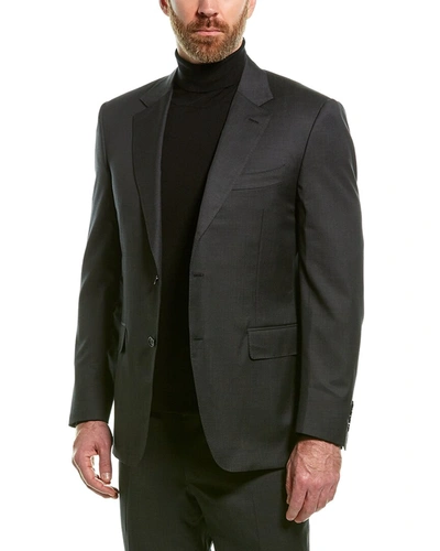 Shop Canali 2pc Wool Suit In Multi