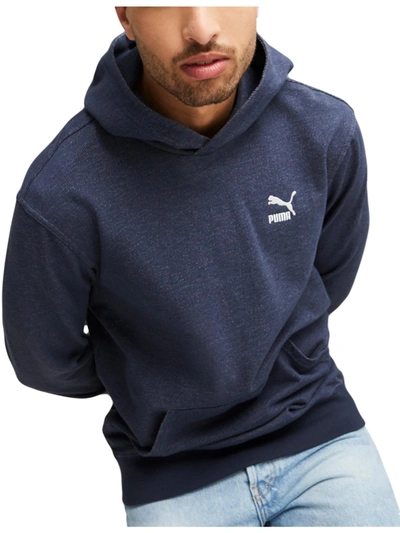 Shop Puma Mens Knit Long Sleeves Hoodie In Multi