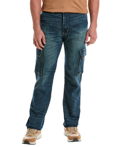 Shop Hudson Jeans Reese Straight Cargo Pant In Blue